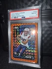 2024 Topps Chrome - Rookies Drake Maye #203 Orange Geometric Refractor /25 (RC)