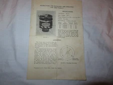 Vtg General Radio Company Instructions Installing & Operating Type 200-B Variac