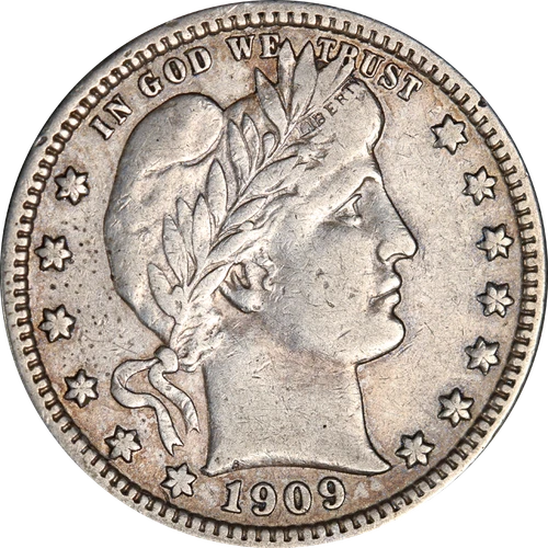 1909-D Barber Quarter