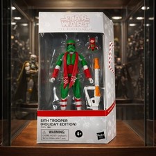 Star Wars The Black Series Sith Trooper Holiday Edition 6  Action Figure New