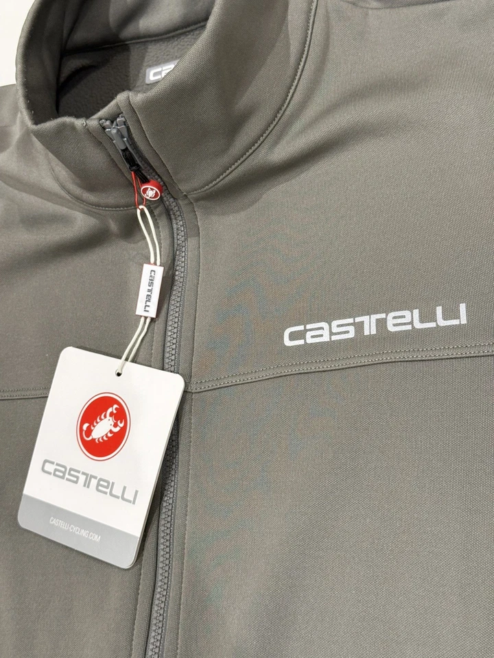 Castelli Fondo 2 Winter Cycling Jersey in Grey Size Large - superb condition - Image 3 of 4