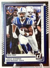 2025 Donruss Josh Downs Silver Press Proof /199 #42 Indianapolis Colts