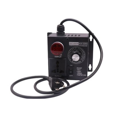 1 x 4000W SCR Electronic Voltage Regulator Fan Speed Controller  11.5*10*6cm
