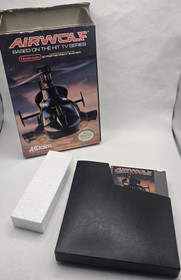 Airwolf NES Nintendo 1989 gioco con scatola no manuale testato cartuccia autentica