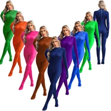 Women Jumpsuit Full Body Bodysuit Training Leotard Performance Competition Yoga