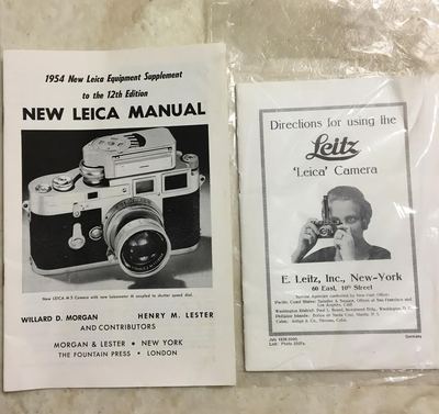 Lot De 13 Manuels Et Guides Photographiques Leica - Début 1900 à Milieu 1900