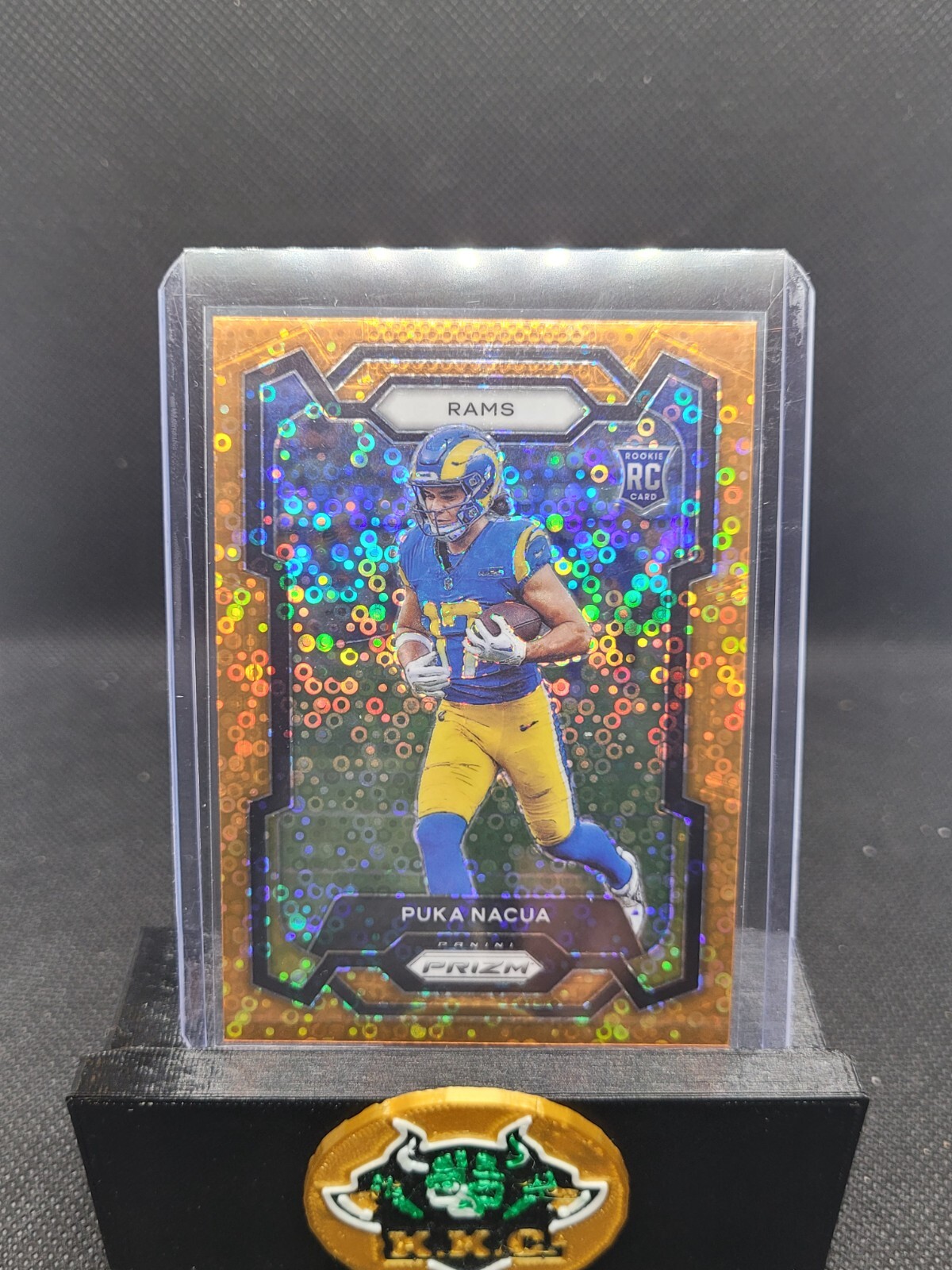 2023 Prizm Puka Nacua RC Orange Disco Prizm