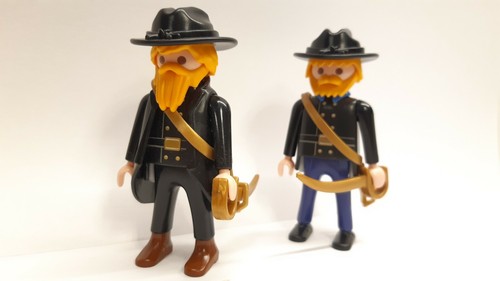 2x Playmobil Custom Western ACW Südstaaten/Nordstaaten Soldat - Bild 2 von 6