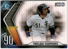 2022  Bowman Chrome Yoelqui Cespedes Bowman Scouts' Top 100 Chicago White Sox