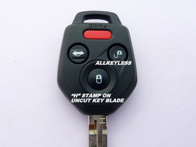 OEM SUBARU OUTBACK LEGACY Keyless Entry Remote CWTB1G077 G Chip - Foto 8