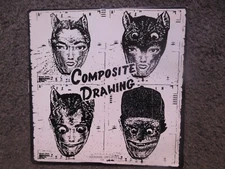 V/A "COMPOSITE DRAWING" 1989 DECO NM-/EX +INSERT OOP INDIE/PUNK/ALT.COMP. LP