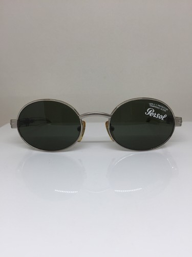 NEW VINTAGE PERSOL 2022 Occhiali da sole PE 2022-S C. 511 argento con  cristallo 51mm ITALIA | eBay