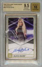 Alexa Bliss 2020 Topps Transcendent WWE Autograph Card 04/25 BGS 9.5