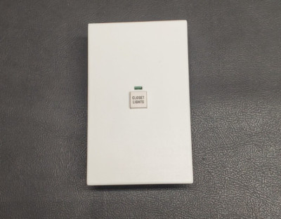 LiteTouch/Savant 1-9 Button Keypad Cover Only   Plastic White   Made In USA
