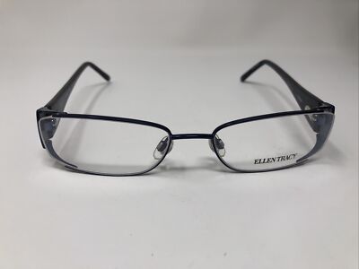 ELLEN TRACY EYEGLASSES FRAME MURCIA NAVY BLUE 53-18-135 VQ85