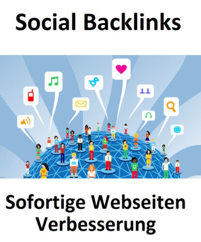 100 Social Backlinks + Sofortiger Effekt + SEO Mehr Webseiten Besucher Werbung - Picture 1 of 1