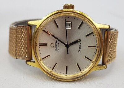 Boxed 1973 Gold Plated Omega Geneve Automatic Gents Watch | eBay