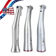 Dental Motor LED Fiber Optic Contra Angle Low Speed Handpiece 20:1/1:5