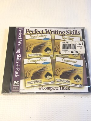 PERFECT WRITING SKILLS GRAMMER SPELLING VOCAB Interactive CDRom 2006 XP VISTA 7