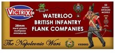 Victrix 28mm Napoleonic Waterloo British Infantry Flank Companies