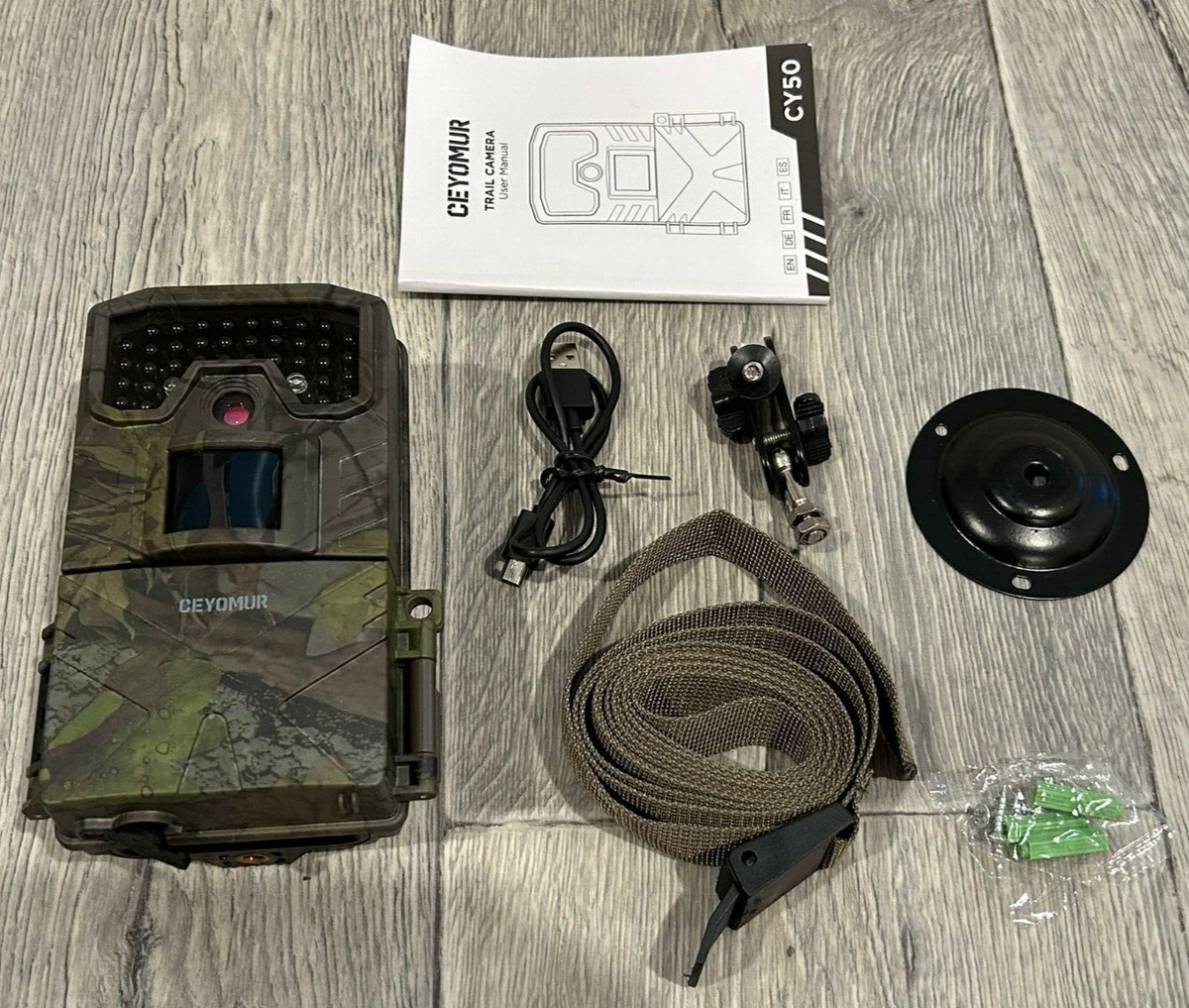 Ceyomur Trail Camera CY50 20MP 1080P Night Vision Motion Activated