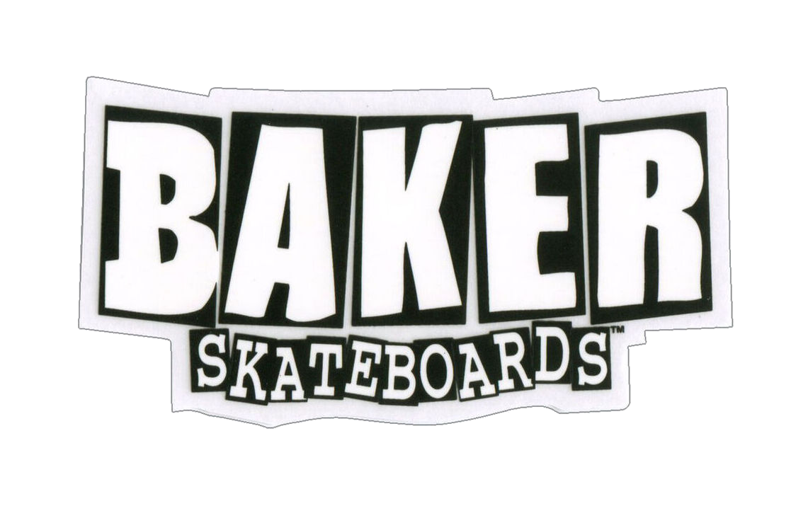 BAKER BRAND LOGO WHITE 7.56インチ BAKER BRAND LOGO WHITE DECK 7.56 【 ベイカー ブランド ロゴ