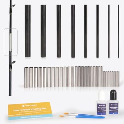 Fishing Rod Repair Kit Complete, Easy&Quick Approach to  Assorted Colors 