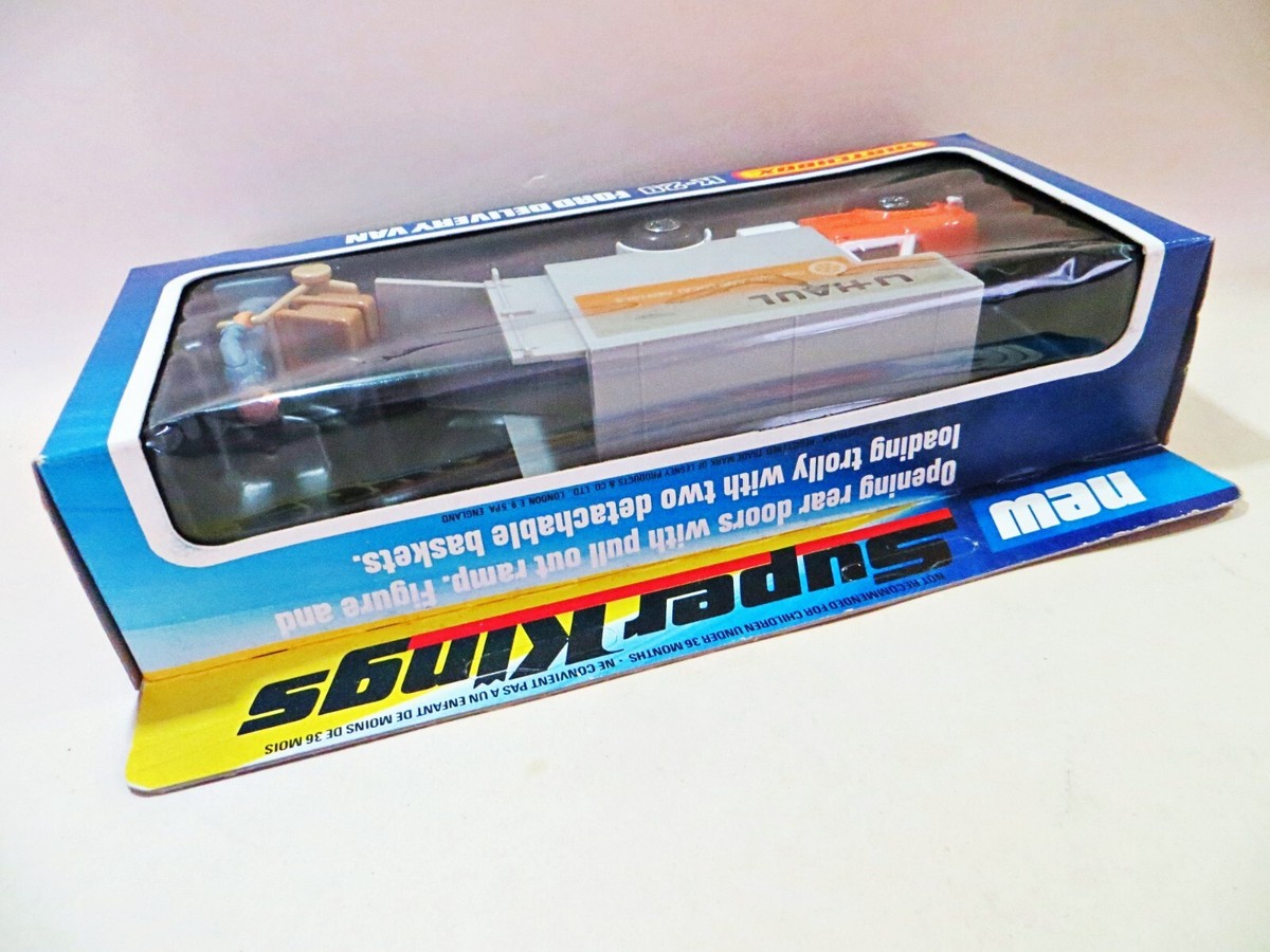 Matchbox SuperKings K-29/2; Ford A Series Luton Van; Red Cab; Avis Truck Rental 200154