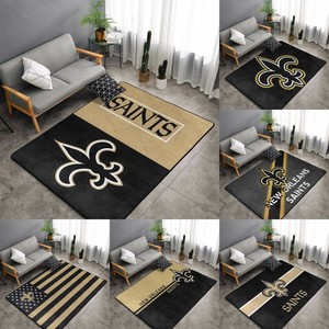 New Orleans Saints Rugs Anti Skid Area Rug Living Room Bedroom Floor Mat Carpet Ebay