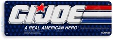 TIN SIGN Gi-Joe Arcade, 80's, Retro, Console, Marquee, Game Room Decor, C478