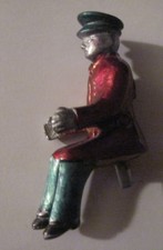 Replacement cast metal civilian driver for Hill Climber toy