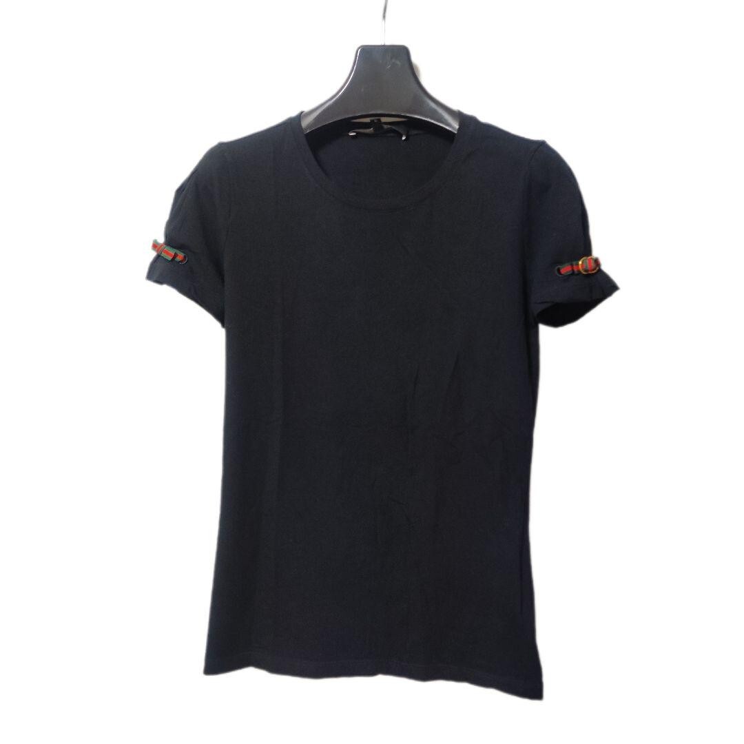 GUCCI Tops T-Shirt Women Size S Cotton Black 271596 X8326 | eBay