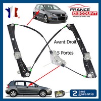 Fensterheber Vorne Rechts Passagier FüR VW Golf 5 (5 TüRen) 1K4837462A 1K4837462