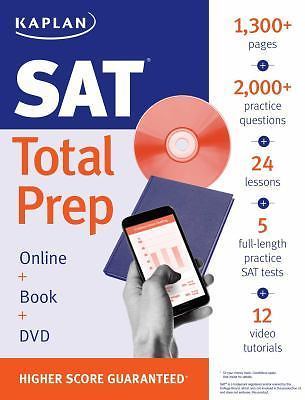 SAT: Total Prep: Online + Book + DVD (Kaplan Test Prep) by Kaplan Test Prep