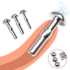 Hollow Stainless Steel Male Penis Dilator Urethral Sounds Stretcher Hole Plug