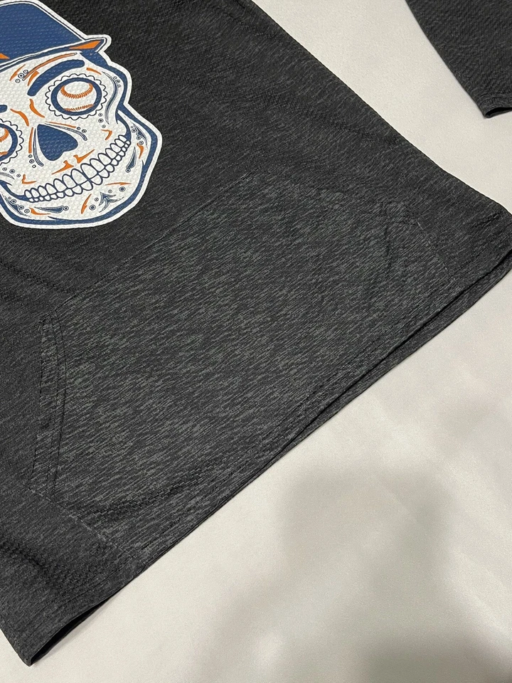 Houston Astros Hooide Adult Small Skull Candy Dia Los Muertos Pullover Sweater - Image 3 of 4