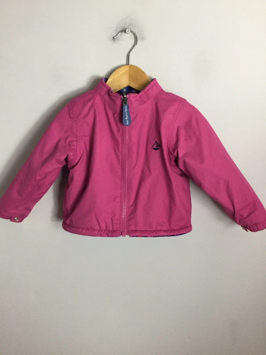 JoJo Mama Bebe Pink Reversible Jacket. Size 6 12mths. VG Condition