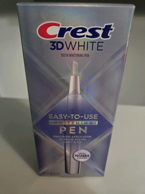 Crest 3D White Easy-To-Use Teeth Whitening Pen Applicator EXP 02026 (BRAND NEW)
