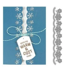 Craft Die Metal Cutting Snowflake Border Stencil DIY Scrapbooking Embossing Dies
