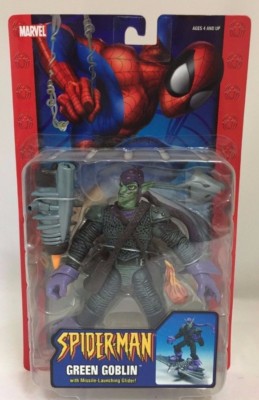 Spider-Man Classics Green Goblin ToyBiz Missile Attack Glider Norman Osborne MOC