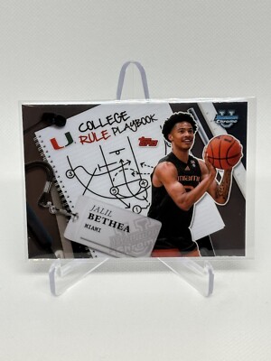 Jalil Bethea 2024-25 Bowman Chrome University College Rule Playbook