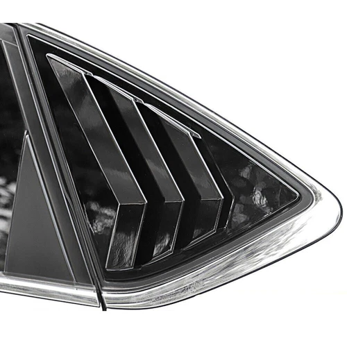 For Nissan Sentra Sylphy 2013-2019 Gloss Black Rear Window Louver Shutter Cover - Foto 4 di 9