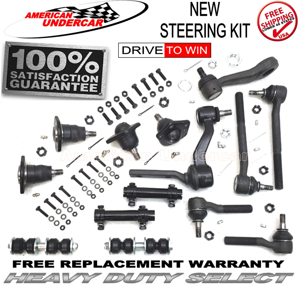 Kit de brazo Pitman de rótula HD para rótulas Chevrolet Blazer S10 GMC 4x4 1998 Foto 2 de 2