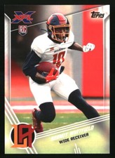 Kermit Whitfield 2020 Topps XFL RC #82 Football Card