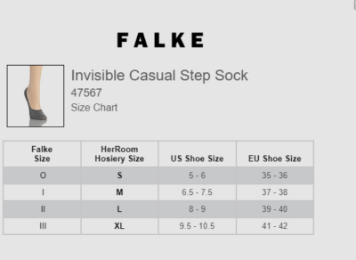 $27 Falke Women's White Cotton 1-Pair Sneaker Logo Invisible Socks