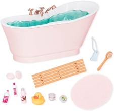 Our Generation – 18-Inch Doll Accessories – Bathtub Set – Water Sounds – Pretend
