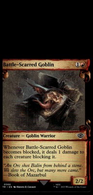 Battle-Scarred Goblin (Showcase Scrolls) #566 -