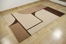 Tapis fait main style pingouin moderne touffeté à la main 100 % laine néo-zél...