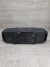 JVC RC-X310 Boombox AM FM CD Cassette Recorder Portable System - Tested - Works