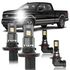 for 2004-2014 Ford F150 FOG Lights Bulbs Combo, 4pcs Super Bright White Dual ...